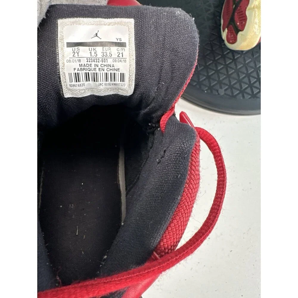 Jordan 6 Rings Mid Gym Red - 323432-601 Sz 2Y
